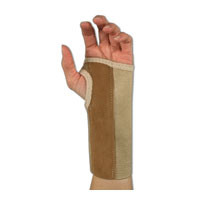 Sportaid Wrist Brace Palm Stay, Beige, Left, Medium, size: 3 - 3.5 inches - 1 ea